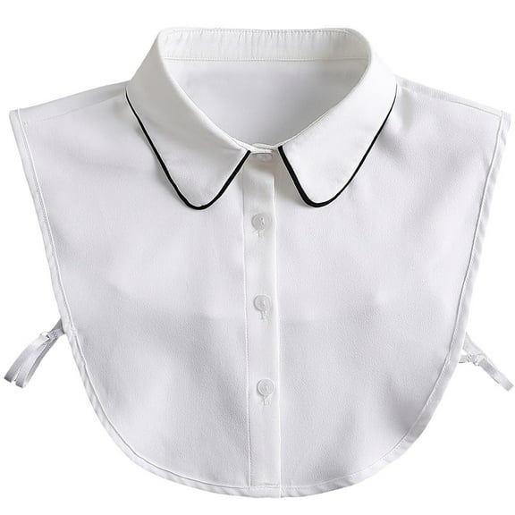 LoudSung Detachable Half Shirt Blouse Fake Collar Classic Dickey False Collar Design for Women Girls
