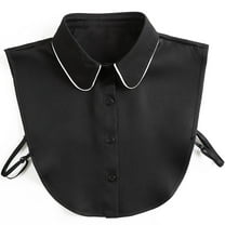 LoudSung Detachable Half Shirt Blouse Fake Collar Classic Dickey False Collar Design for Women Girls