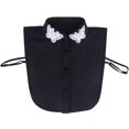 thumbnail image 1 of LoudSung Detachable Half Shirt Blouse Fake Collar Embroidered Butterfly Decorative Dickey False Collar Elegant Design for Women Girls, 1 of 9