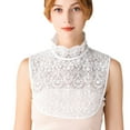 thumbnail image 1 of LoudSung Detachable Half Shirt Blouse False Collar Elegant Fake Collar Floral Lace Dickey Collar for Women Girls, 1 of 7