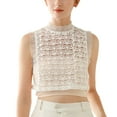 thumbnail image 1 of LoudSung Detachable Half Shirt Blouse False Collar Elegant Fake Collar Floral Lace Dickey Collar for Women Girls, 1 of 7
