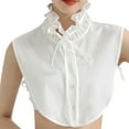 thumbnail image 1 of LoudSung Fake Collar Detachable Academic Half Shirt Blouse False Doll Dickey Collar Elegant Design for Women Girls, 1 of 7