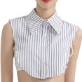 thumbnail image 1 of LoudSung Fake Collar Detachable Academic Half Shirt Blouse False Doll Dickey Collar Elegant Design for Women Girls, 1 of 7