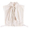 thumbnail image 1 of LoudSung Fake Collar Detachable Half Shirt Blouse False Collar Elegant Polka Dots Bow Knot for Women Girls, 1 of 7