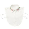 thumbnail image 1 of LoudSung Fake Collar Detachable Half Shirt Blouse False Collar Embroidery Dickey Design for Women Girls, 1 of 7