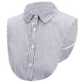 thumbnail image 1 of LoudSung Fake Collar Detachable Half Shirt Blouse False Collar Striped Elegant Design for Women, 1 of 6