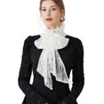 thumbnail image 1 of LoudSung Fake Collar Detachable Half Shirt Blouse False Dickey Collar Lace Ruffle Decorative Elegant for Women Girls, 1 of 7