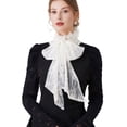 thumbnail image 1 of LoudSung Fake Collar Detachable Half Shirt Blouse False Dickey Collar Lace Ruffle Decorative Elegant for Women Girls, 1 of 7