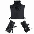 thumbnail image 1 of LoudSung Fake Collar Ruffle False Collar Matched Wrist Cuffs Sets Detachable Half Shirt Blouse Dickey Elegant for Women Girls, 1 of 7