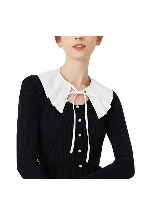 Fake Collar Shawl Detachable Blouse False Collar Cape Collar Wrap Multiple Styles Top Elegant for Women Girls