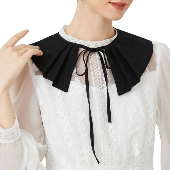 LoudSung Fake Collar Shawl Detachable Blouse False Collar Cape Collar Wrap Multiple Styles Top Elegant for Women Girls