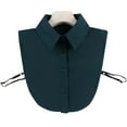 thumbnail image 1 of LoudSung False Collar Detachable Half Shirt Blouse Fake Collar Elegant Pure Color Dickey Simple Designs for Women Girls, 1 of 7