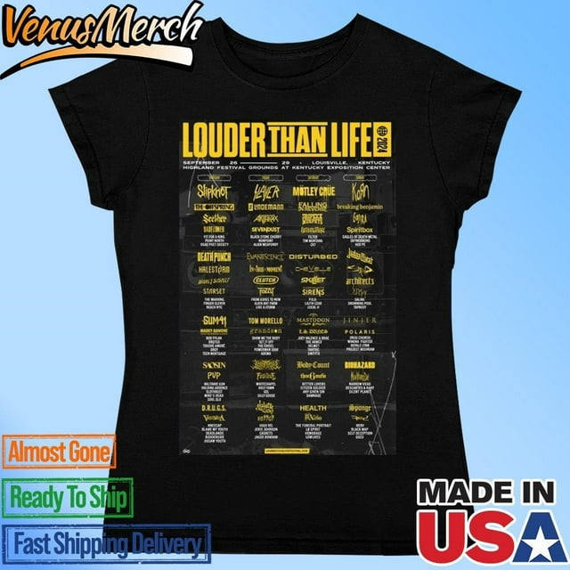 Louder Than Life September 2629 2024 Louisville Shirt