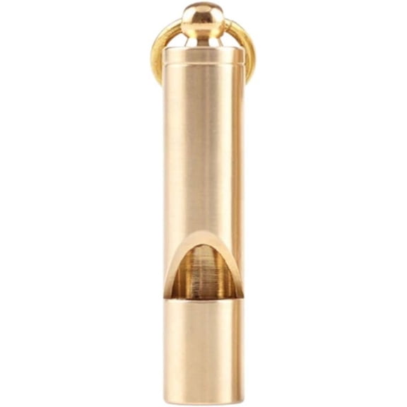 Loudest Brass Whistle,Best Premium Emergency Whistle,Outdoor Survival Whistle,On Key-Chain or Hang Around Your Neck and Carry it Anywhere!