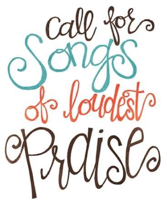Loudest Praise Canvas Art - Alli Rogosich  (20X24)