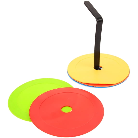 Soccer Logo Plate Football Multi-function Agility Sign Pad Disc for Sports Training Equipment Marking Signs