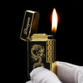 thumbnail image 1 of Loudspeaker Inflatable Lighter, Open Fire Lighter,Metal Butane Lighter Dragon/Wolf/Tiger/Eagle(Random Pattern,No Butane), 1 of 6