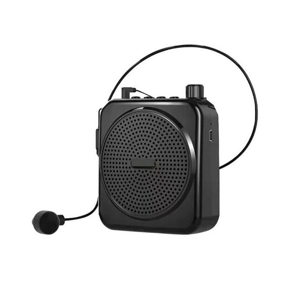 Loudspeaker, Teacher Waist-Mounted Wired Headset, Lecture Tour Guide Loudspeaker, TF Card Player ,Wide Coverage Area