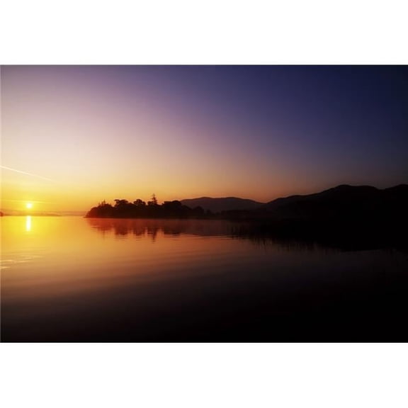 Lough Gill Co Sligo Ireland - Irish Landscape At Sunrise Poster Print by The Irish Image Collection - 18 x 12