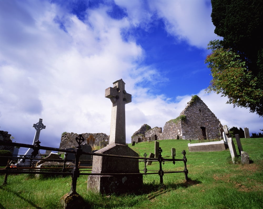 Loughinisland Co Down Ireland Canvas Art - The Irish Image Collection Design Pics (16 x 12)