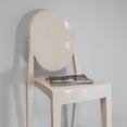thumbnail image 1 of Mod Made MM-PC-089-Ivory Acrylic Armless Chair Ivory, 1 of 3