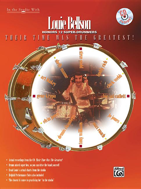Louie Bellson -- Their Time Was the Greatest!: Louie Bellson Honors 12 Super-Drummers, Book  Online Audio - image 1 of 1