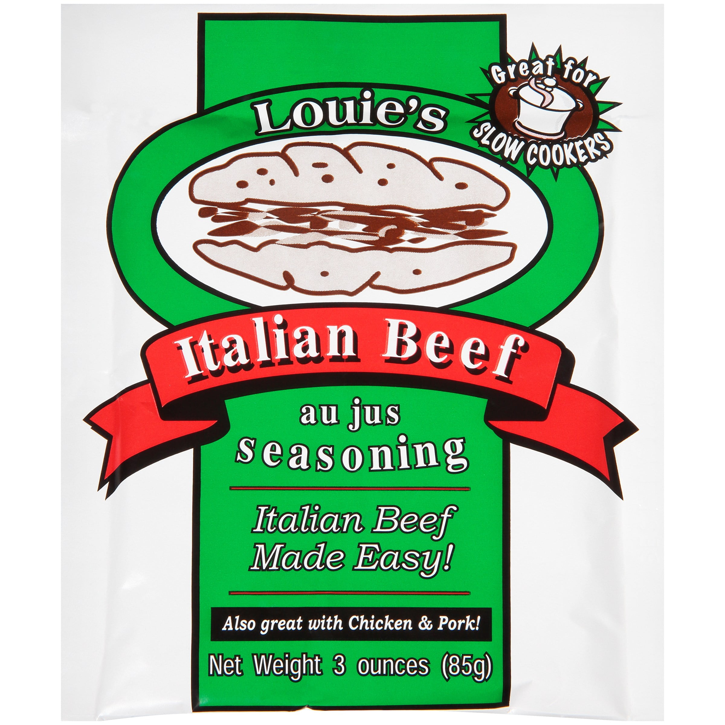 Louie's Seasoning Italian Beef Au Jus, 3 Oz