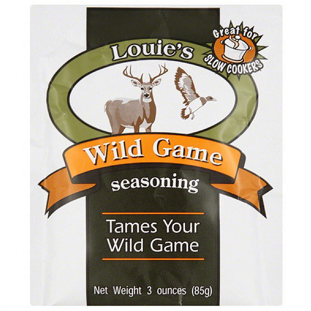 Louie's Wild Game Seasoning, 3 oz, (Pack of 12) 