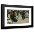 thumbnail image 1 of Louis Abel-Truchet 18x13 Black Modern Framed Museum Art Print Titled - Street Scene, Also Called a Cafe Terrace (1895), 1 of 5