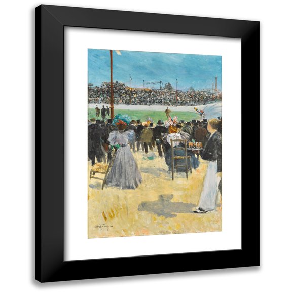 Louis Abel-Truchet 18x24 Black Modern Framed Museum Art Print Titled - The Velodrome