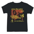 thumbnail image 1 of Louis Armstrong 1938 Youth's Black T-shirt, 1 of 3