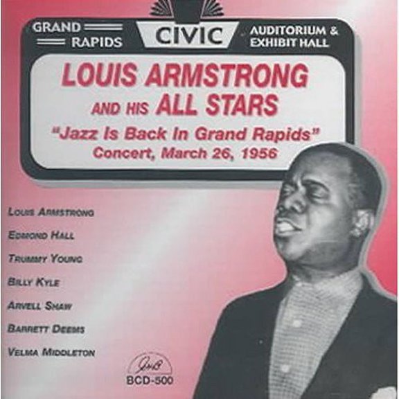 Louis Armstrong - Jazz Is Back in Grand Rapids - Vocal Jazz - CD