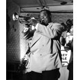 thumbnail image 1 of Louis Armstrong playing the trumpet Photo Print  (8 x 10), 1 of 1