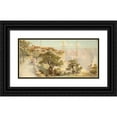 thumbnail image 1 of Louis Benton Akin 18x11 Black Ornate Wood Framed Double Matted Museum Art Print Titled - The Tovar, Grand Canyon, Arizona (1906), 1 of 5