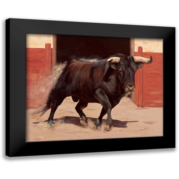 Louis, Ch. 14x12 Black Modern Framed Museum Art Print Titled - Aldinegro