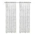 thumbnail image 1 of Louis Floral Lace Window Curtain Panel 55" x 63" in White, 1 of 6