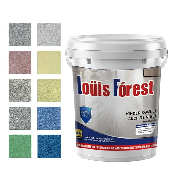 Louis Forest Epoxy Floor Paint, High-Gloss Marble Effect Epoxy Floor Coating, Louis Forest FloorCoating Suitable for Indoor and Outdoor (Royal Blue)