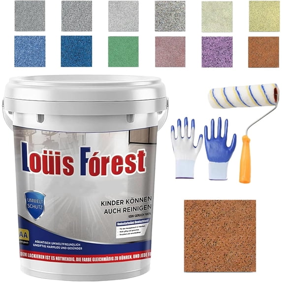 Louis Forest Epoxy Floor Paint Kit 2025 - Waterproof Self-Leveling ...