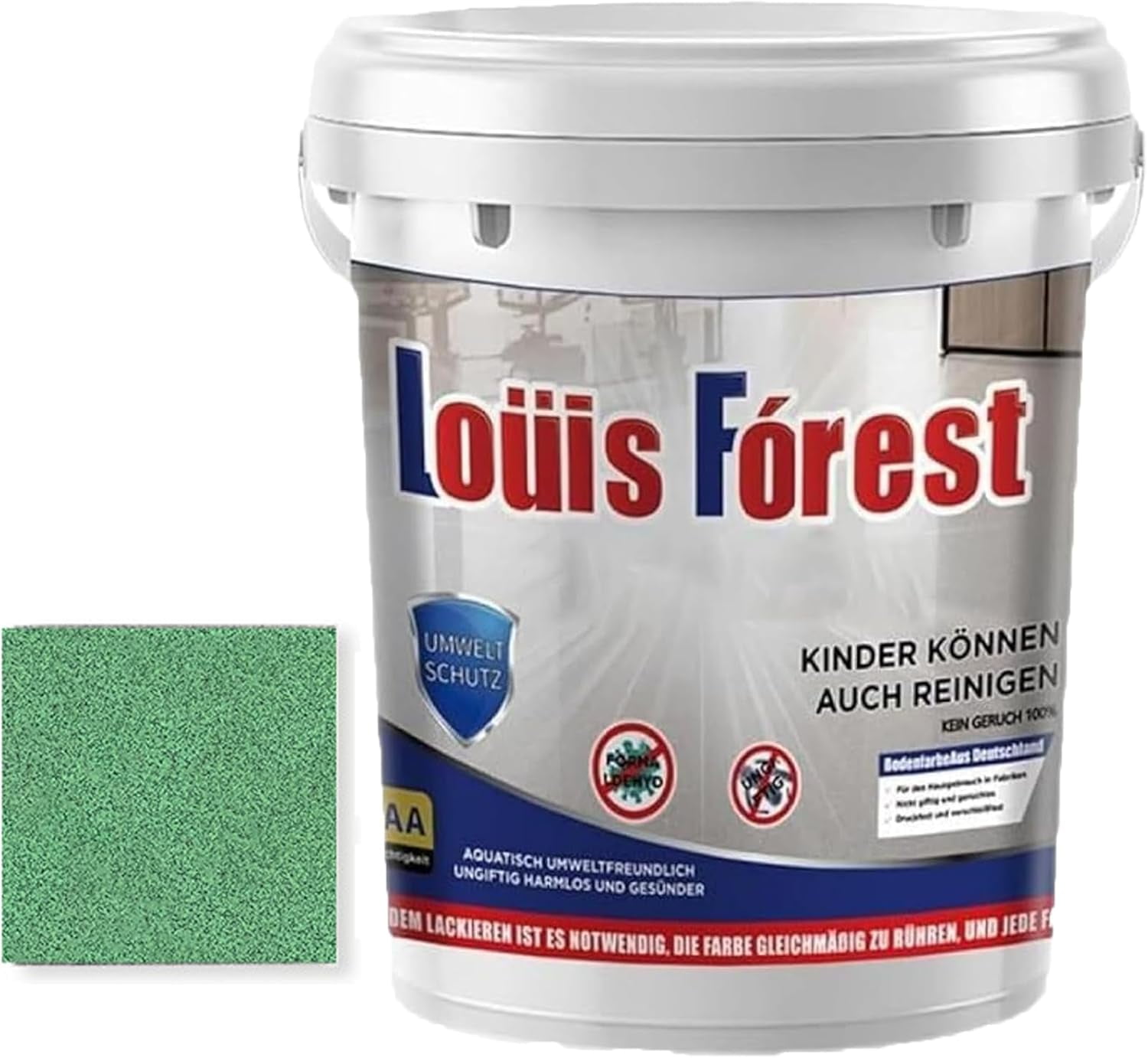 Epoxy Floor Paint Grau - Epoxidharz Bodenfarbe Mit Marmor-Effekt