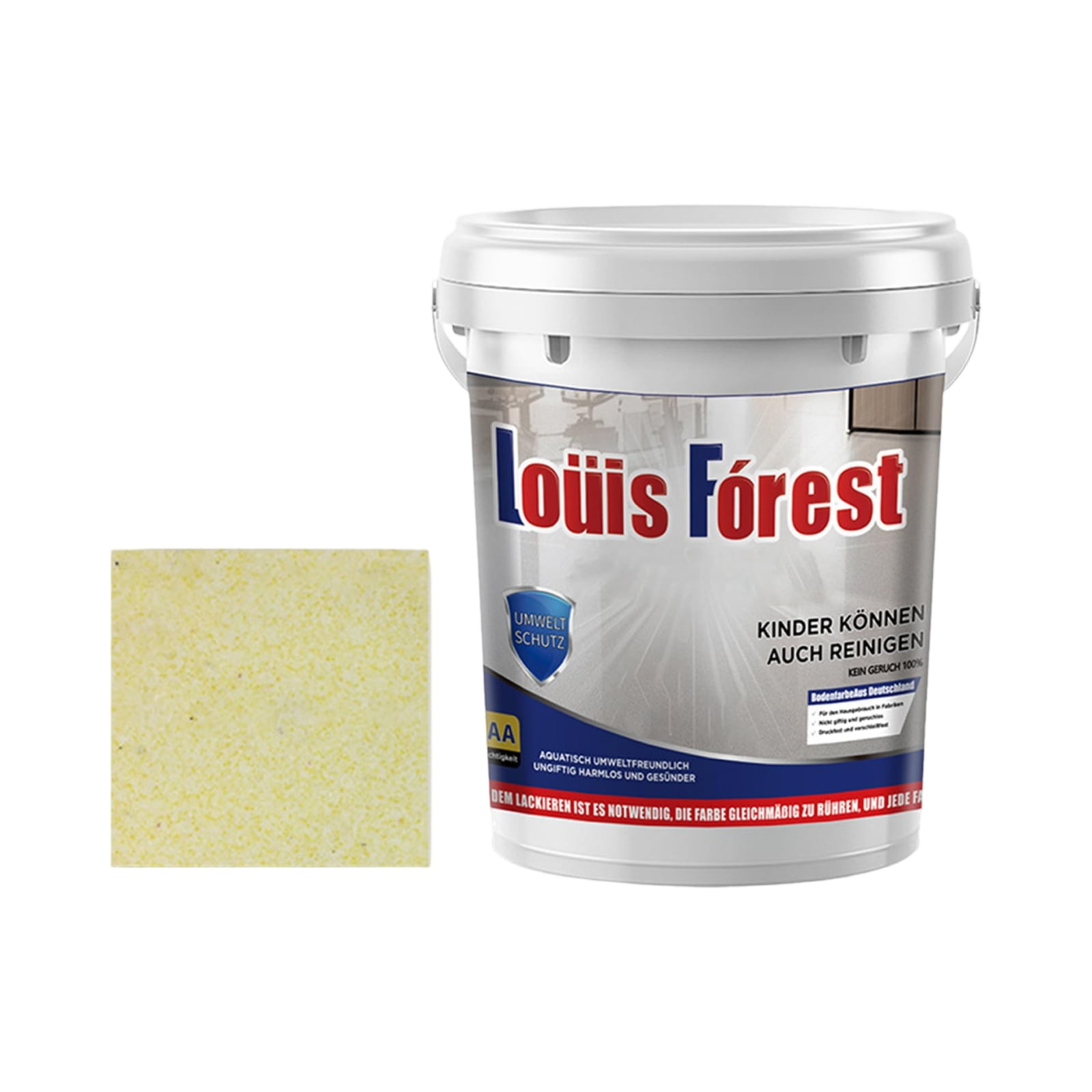 Louis Forest Premium Interior Wall Paint, Easy Clean, Low Odor, Child-Friendly, 2.5L, Elegant Pink Finish, Durable