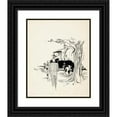 thumbnail image 1 of Louis Glackens 15x18 Black Ornate Wood Framed Double Matted Museum Art Print Titled - Joined Together (1913), 1 of 5