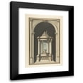 thumbnail image 1 of Louis Gustave Taraval 18x24 Black Modern Framed Museum Art Print Titled - Design for a Pulpit (18th Century), 1 of 5