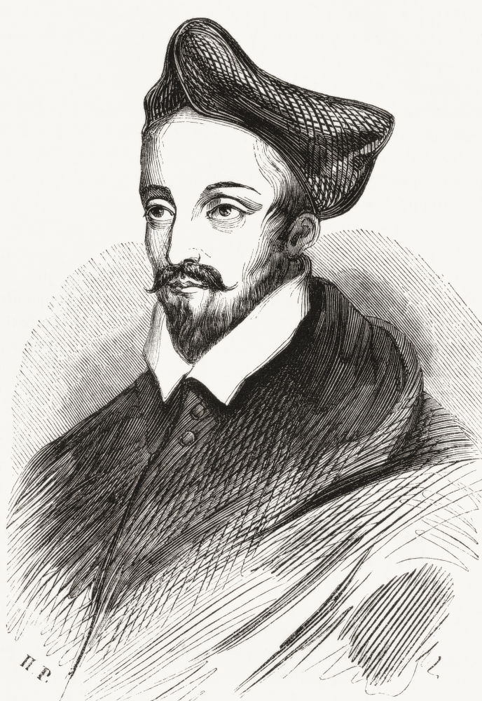 Louis II de Lorraine Cardinal of Guise 1555-1588 From Le Magasin Pittoresque published 1843 Canvas Art - Ken Welsh Design Pics (22 x 32)