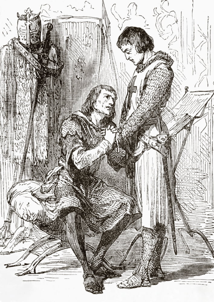Louis Ix 1214 Canvas Art - Ken Welsh Design Pics (24 x 34)