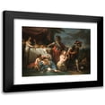 thumbnail image 1 of Louis-Jean-François Lagrenée 18x14 Black Modern Framed Museum Art Print Titled - Ubalde and the Danish Knight (1785), 1 of 5