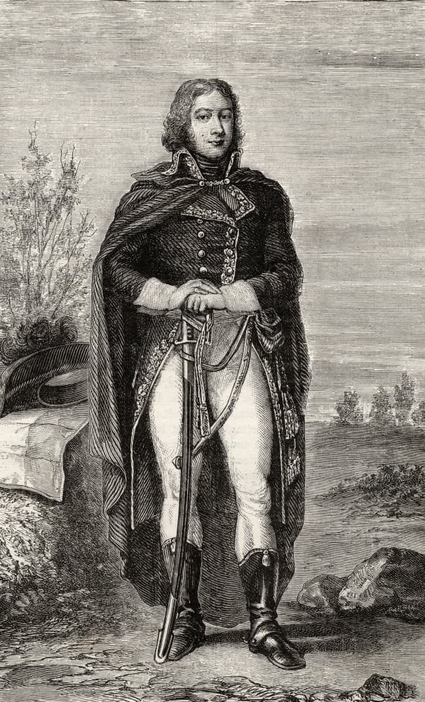 Louis Lazare Hoche 1768-1797 French General During The French Revolutionary Wars From Histoire De La Revolution Francaise By Louis Blanc Canvas Art - Ken Welsh Design Pics (22 x 38)