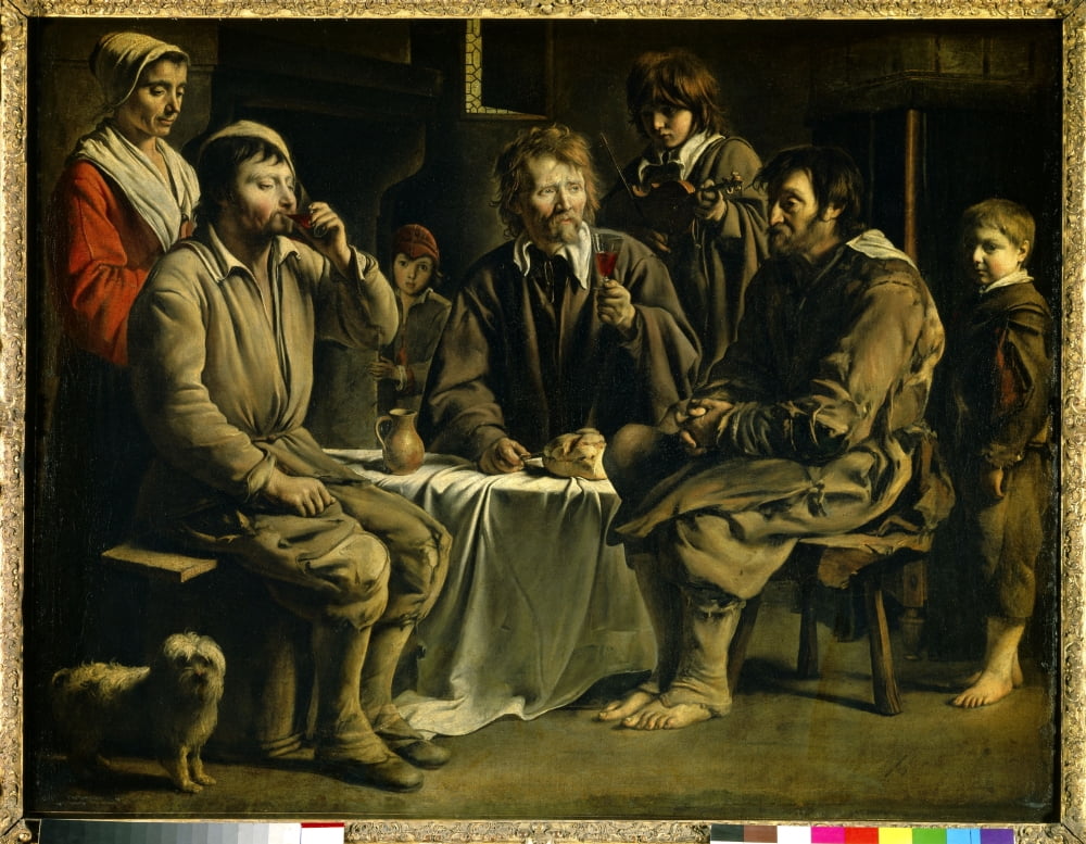 Louis Le Nain (1593-1648) French School Canvas Art - (24 x 18)
