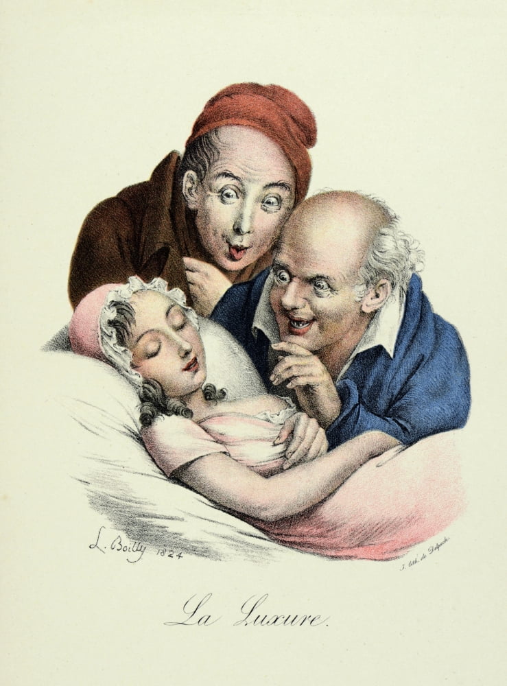 Louis Leopold Boilly (1761-1845) French School Canvas Art - (18 x 24)