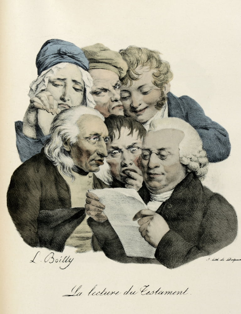 Louis Leopold Boilly (1761-1845) French School Canvas Art - (24 x 36)