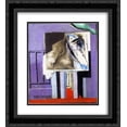 thumbnail image 1 of Louis Marcoussis 2x Matted 20x24 Black Ornate Framed Art Print 'Still LIfe in front of the Balcony ', 1 of 2